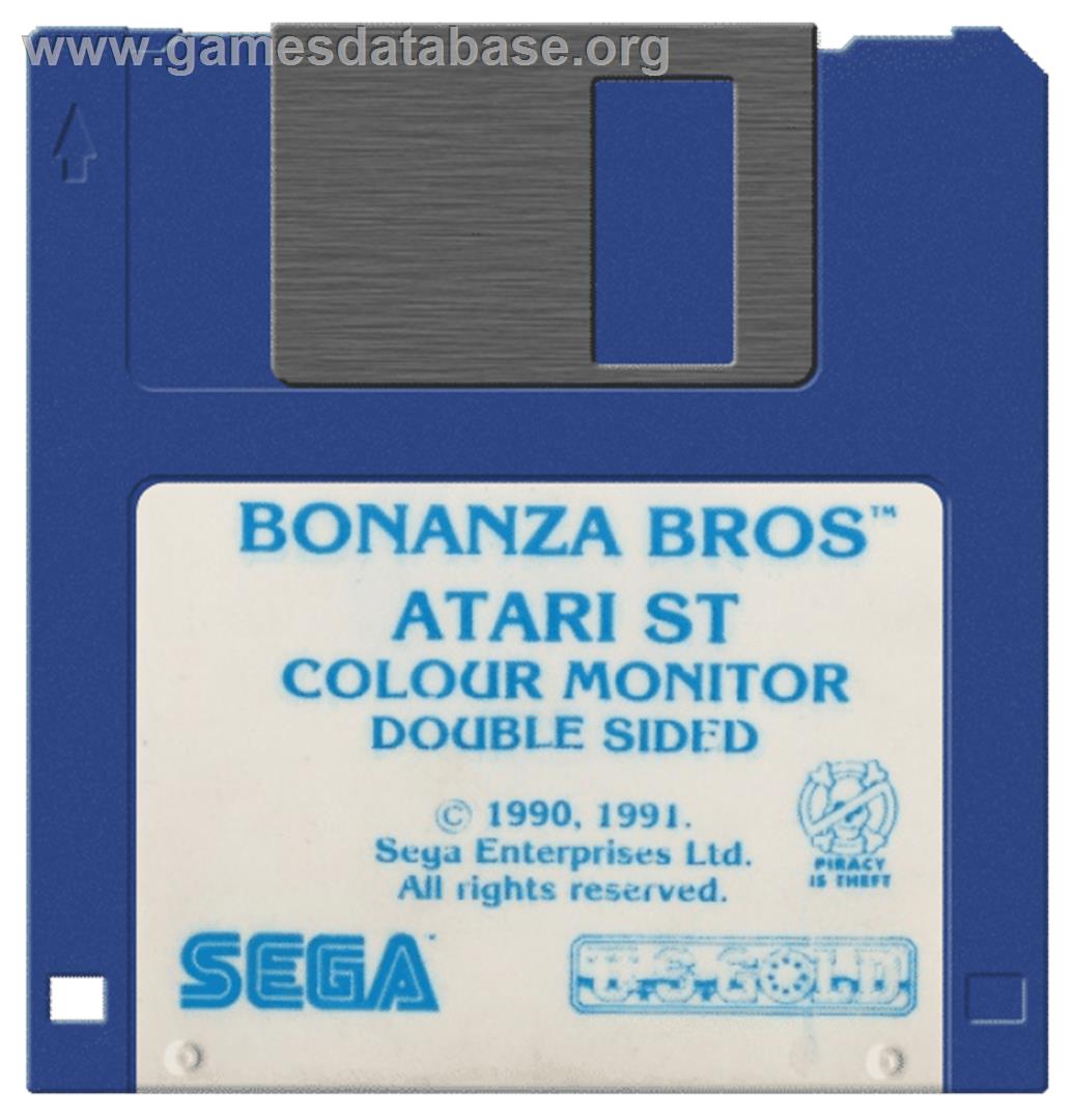Bonanza Bros. - Atari ST - Artwork - Disc