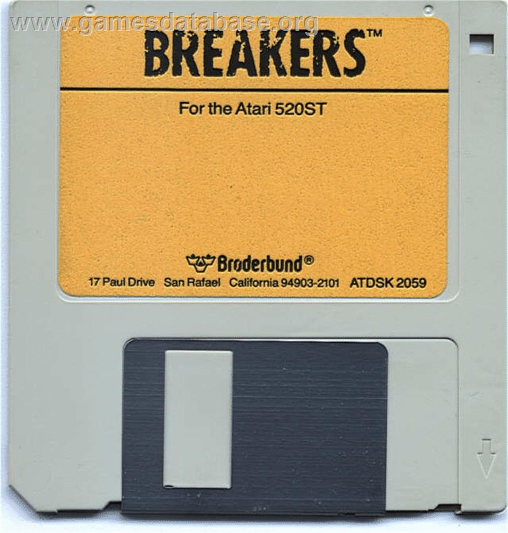 Breakers - Atari ST - Artwork - Disc