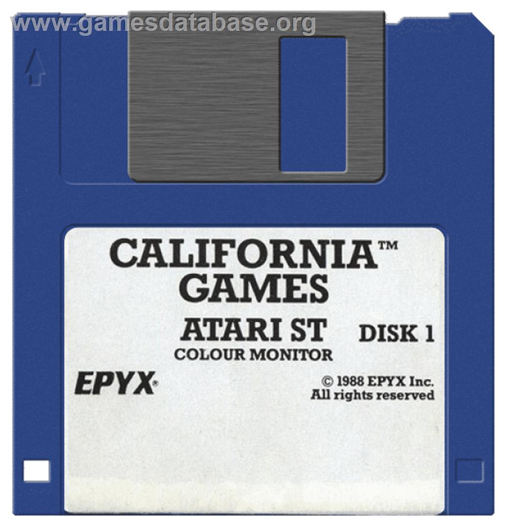 California Games - Atari ST - Artwork - Disc