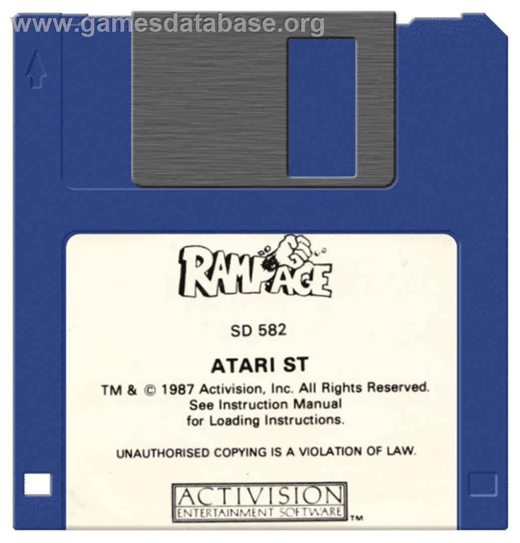 Carnage - Atari ST - Artwork - Disc