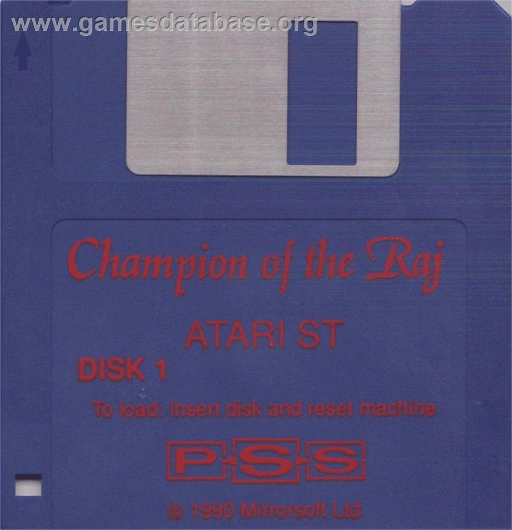 Champion of the Raj - Atari ST - Artwork - Disc