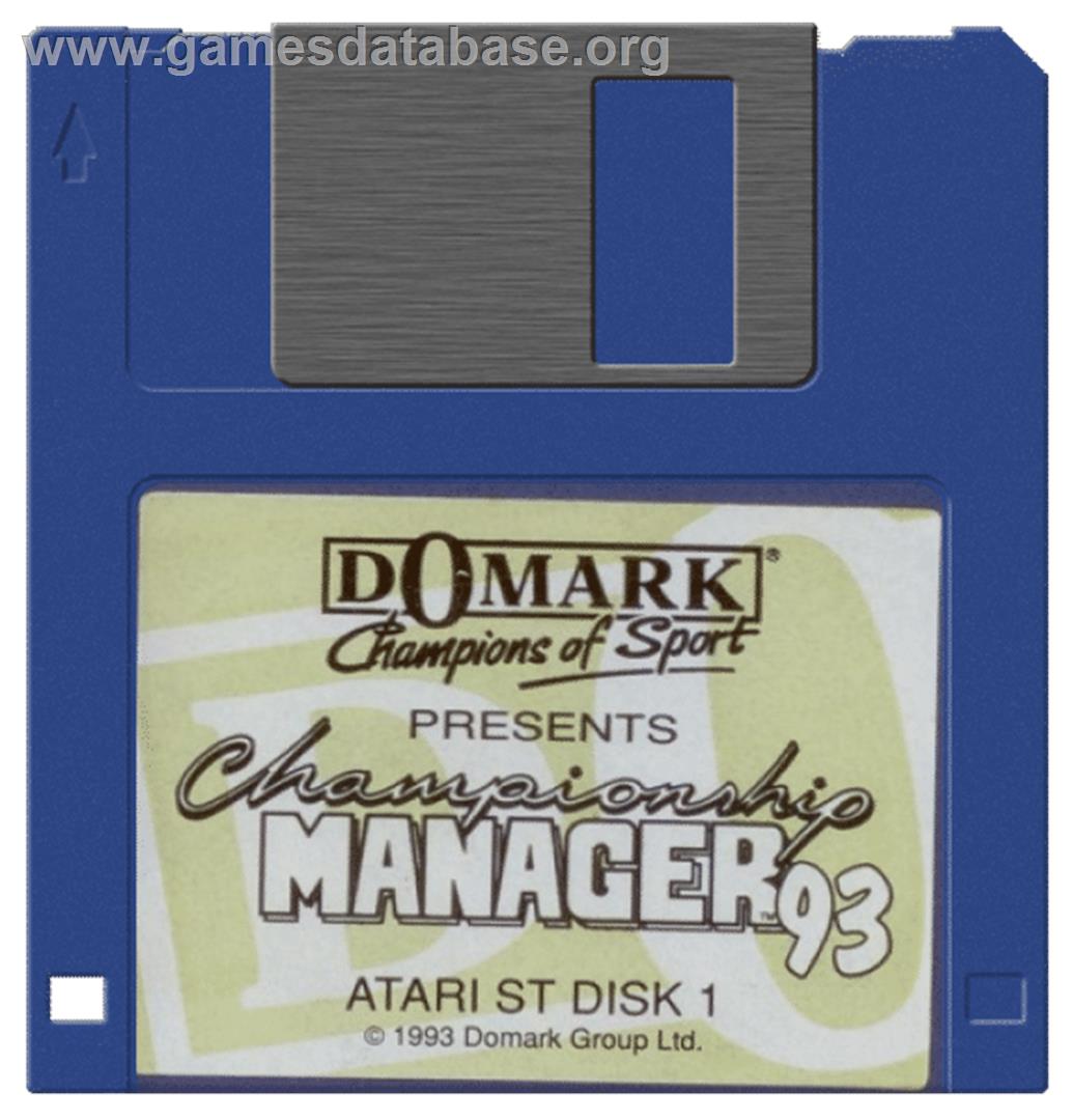 Championship Manager - Atari ST - Artwork - Disc
