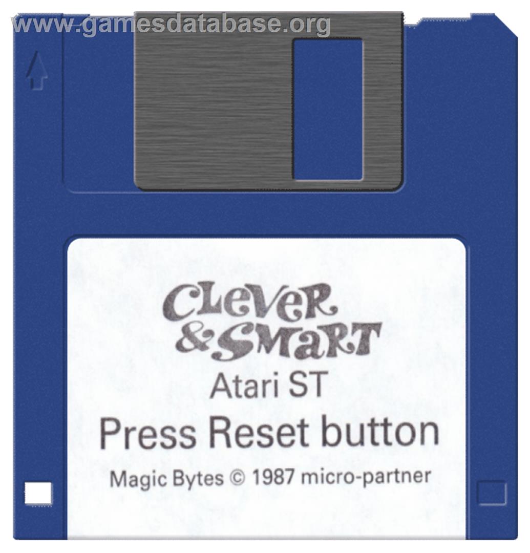 Clever And Smart - Atari ST - Artwork - Disc