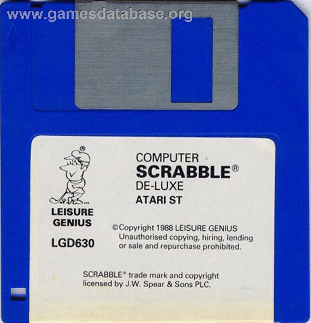 Computer Scrabble De Luxe - Atari ST - Artwork - Disc