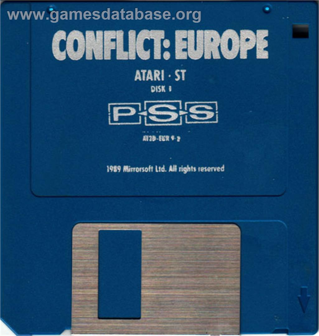Conflict: Europe - Atari ST - Artwork - Disc
