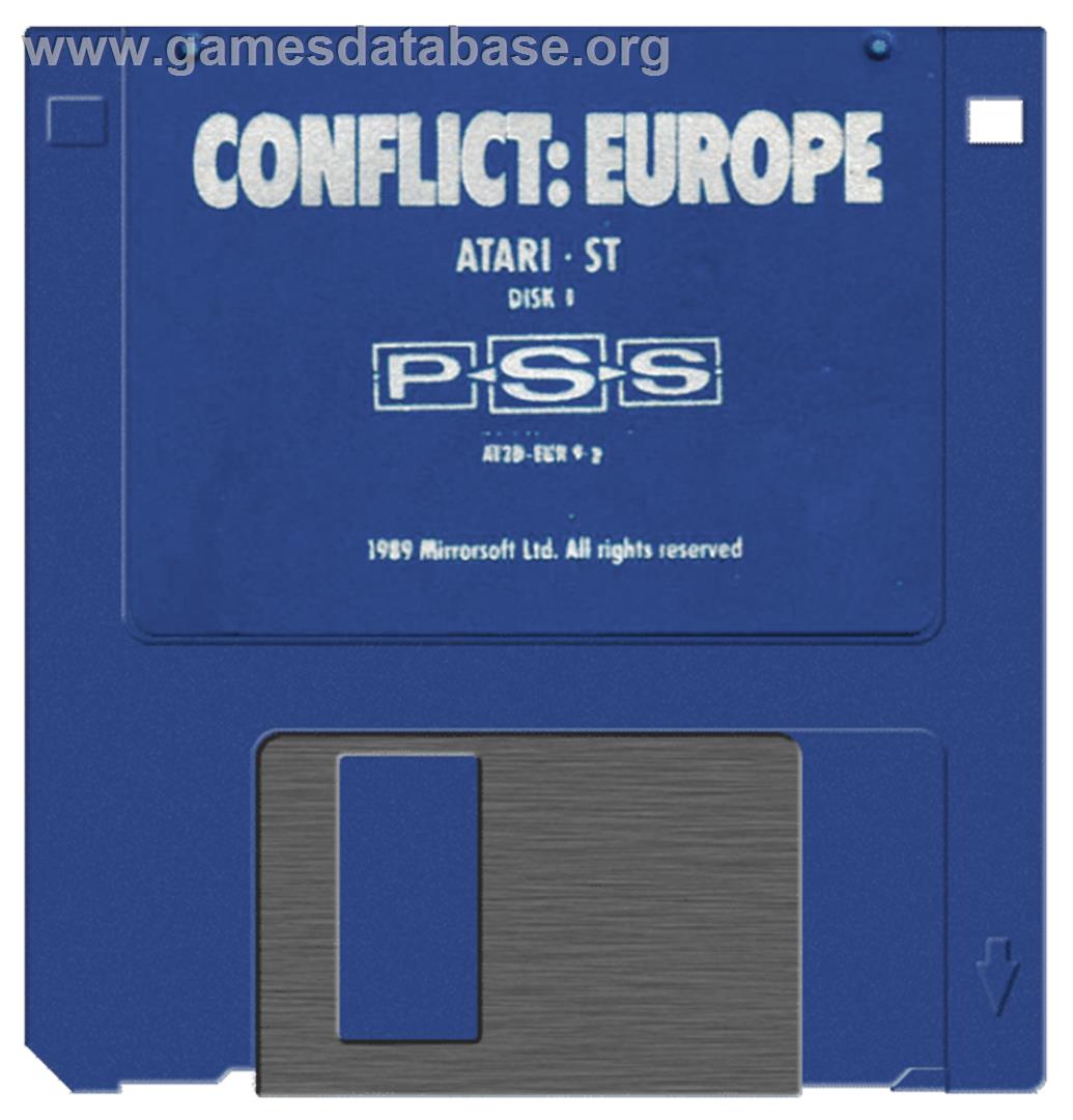 Conflict - Europe - Atari ST - Artwork - Disc