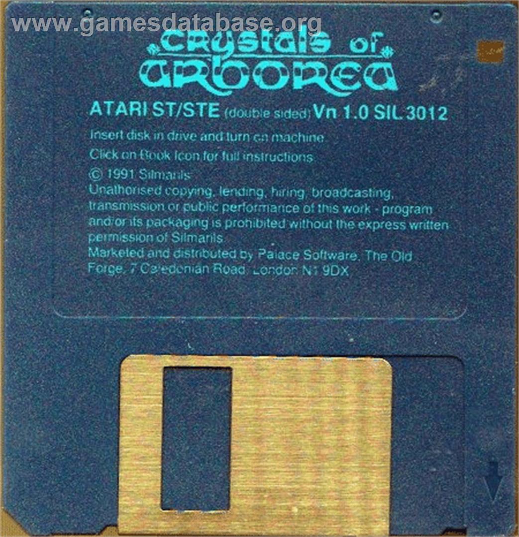 Crystals of Arborea - Atari ST - Artwork - Disc