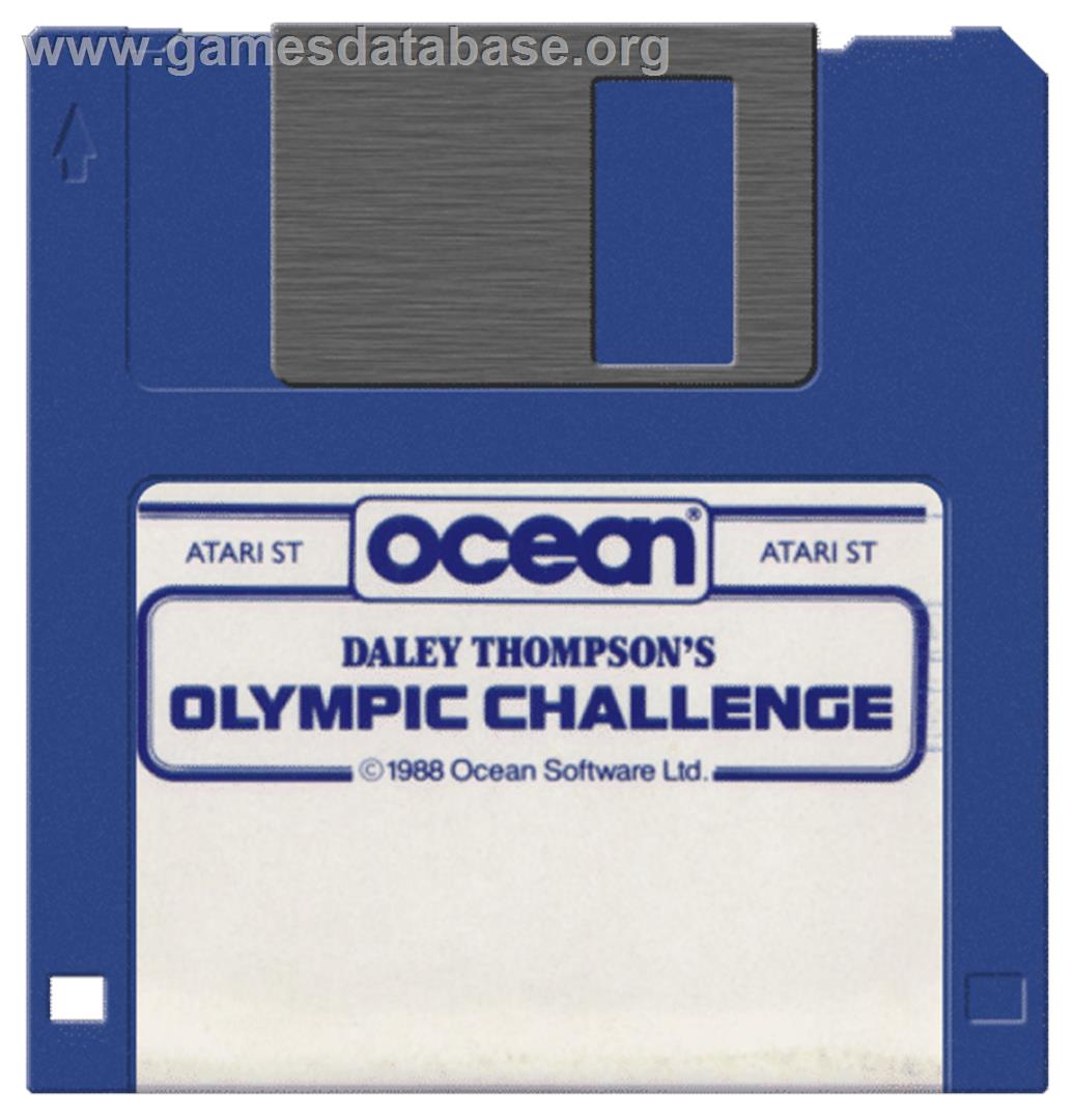 Daley Thompson's Olympic Challenge - Atari ST - Artwork - Disc