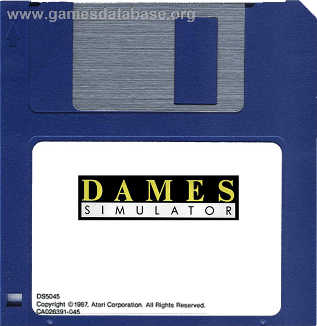 Dames Simulator - Atari ST - Artwork - Disc