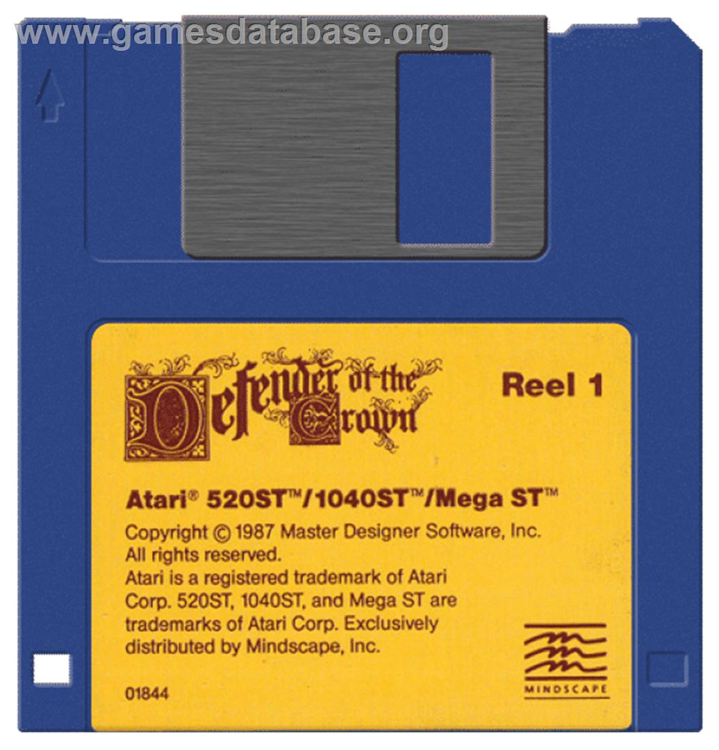 Defender Of The Crown - Atari ST - Artwork - Disc