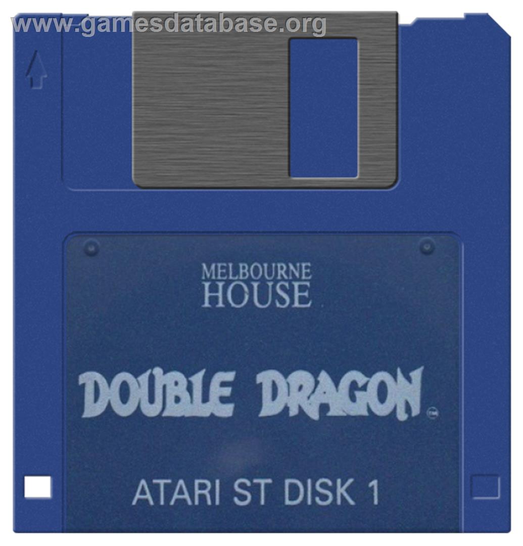 Double Dragon - Atari ST - Artwork - Disc