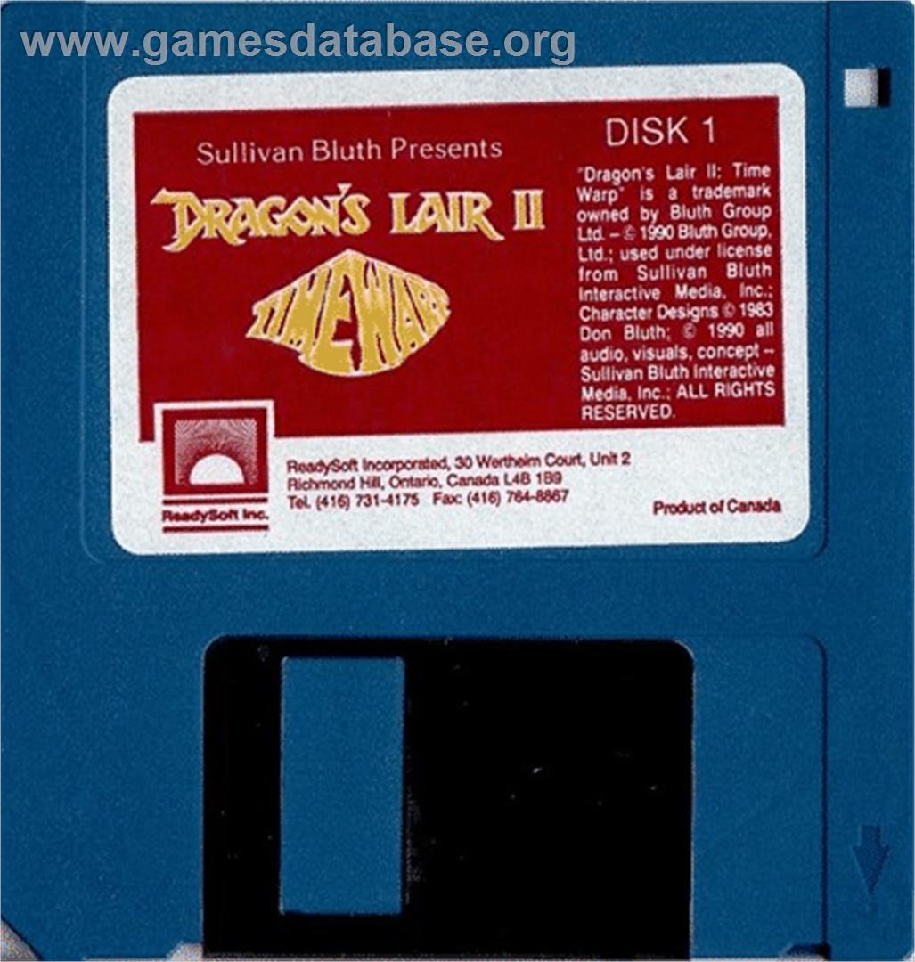 Dragon's Lair 2 - Time Warp - Atari ST - Artwork - Disc