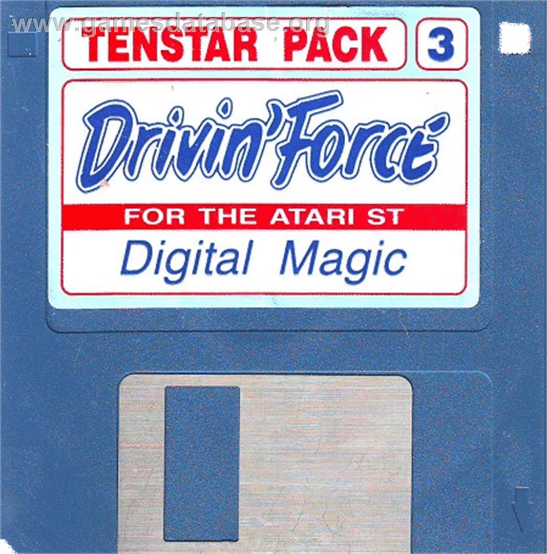Drivin' Force - Atari ST - Artwork - Disc