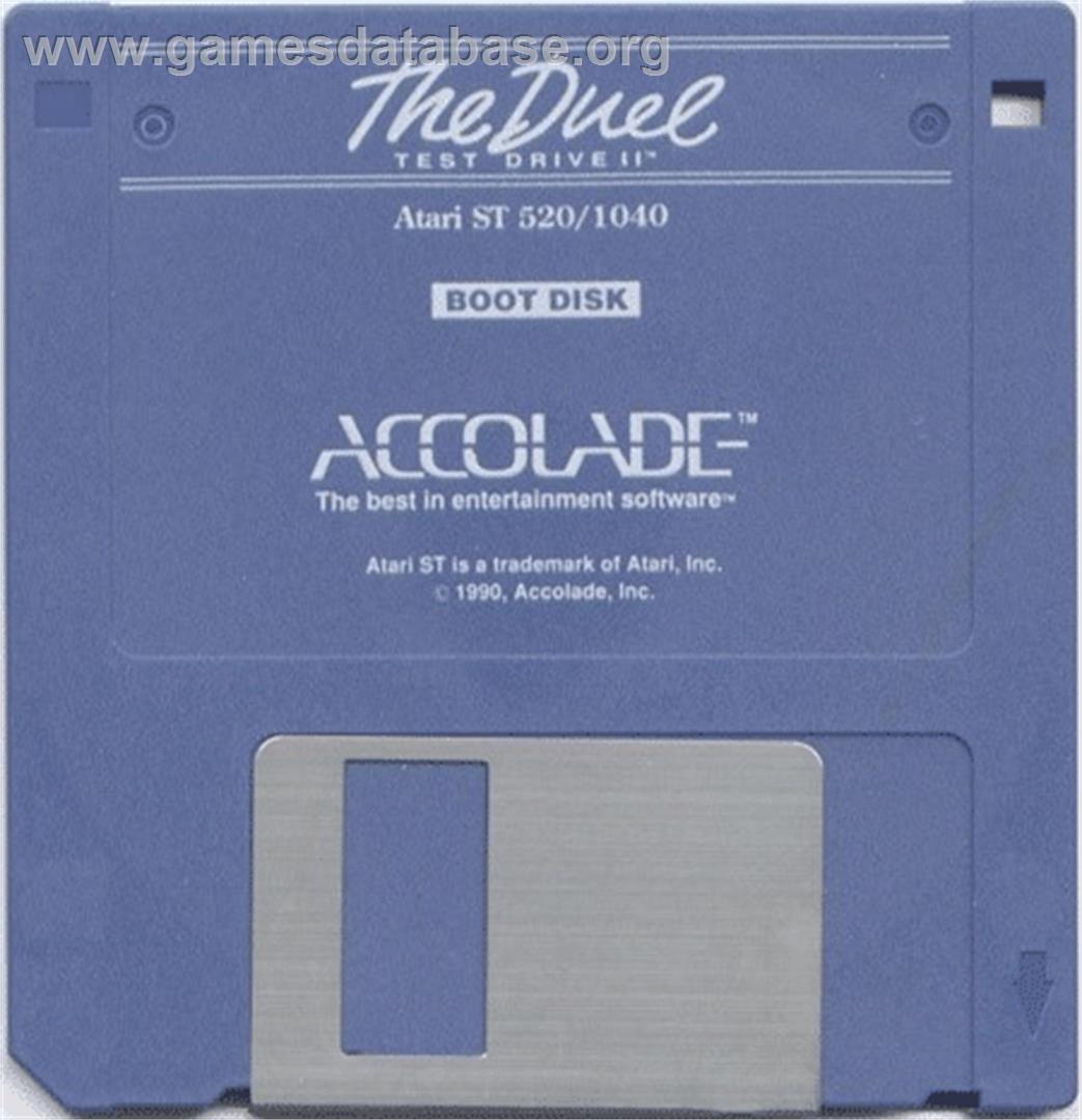 Duel, The - Test Drive 2 - Atari ST - Artwork - Disc