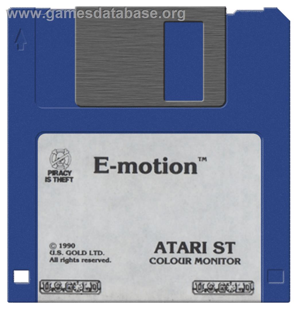 E-motion - Atari ST - Artwork - Disc