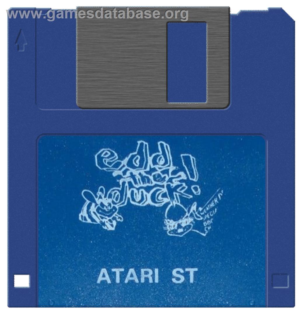Edd the Duck - Atari ST - Artwork - Disc