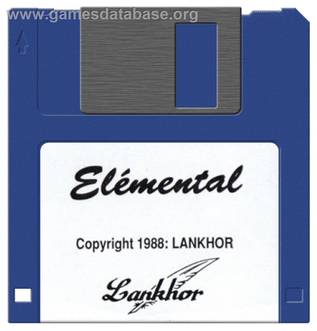 Elemental - Atari ST - Artwork - Disc