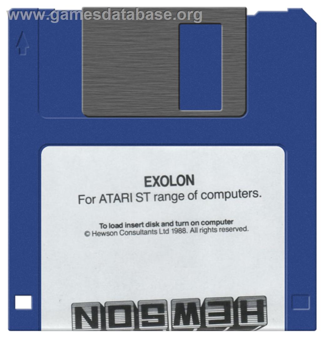 Exolon - Atari ST - Artwork - Disc