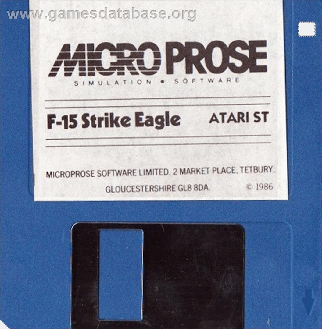 F-15 Strike Eagle - Atari ST - Artwork - Disc