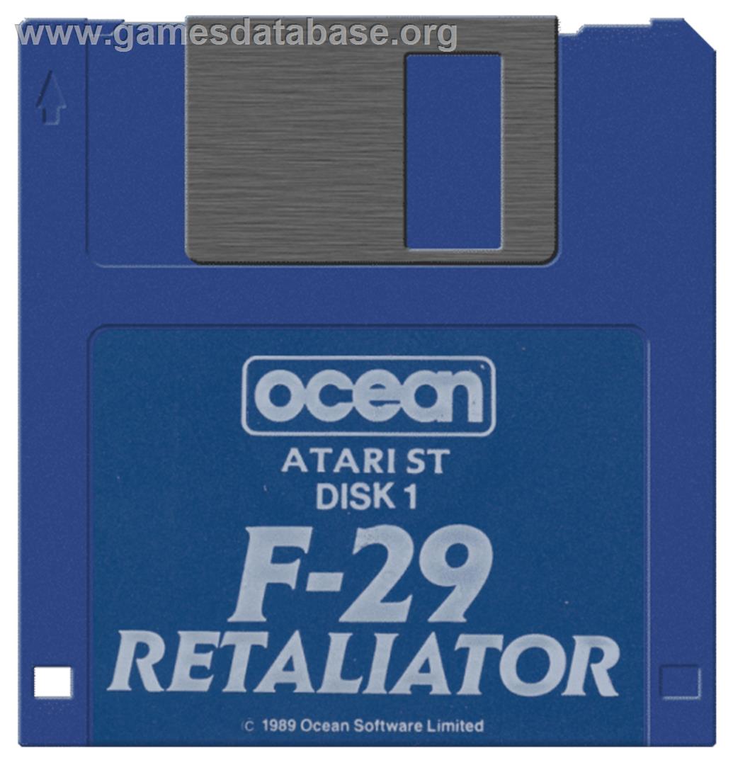 F29 Retaliator - Atari ST - Artwork - Disc