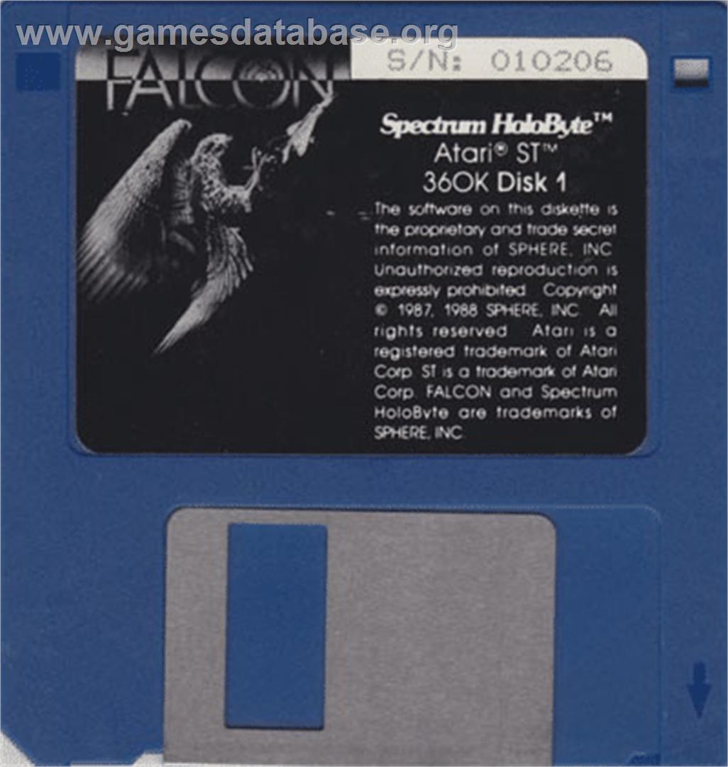 Falcon - Atari ST - Artwork - Disc