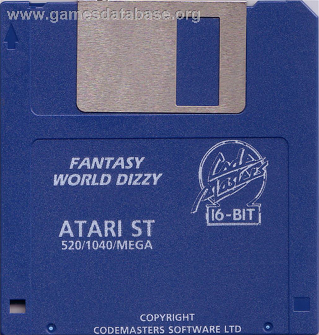 Fantasy World Dizzy - Atari ST - Artwork - Disc