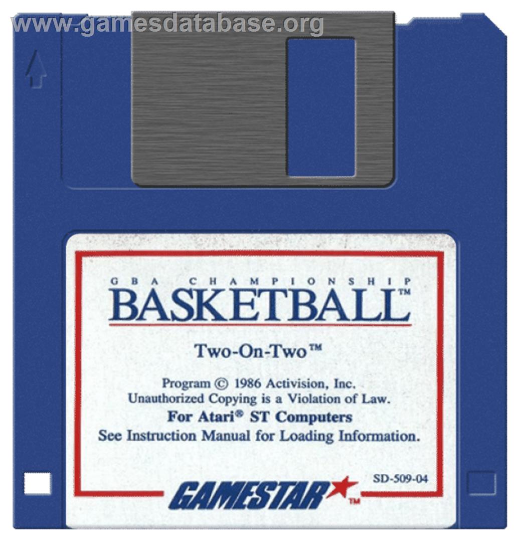 GBA Championship Basketball - Two-on-Two - Atari ST - Artwork - Disc