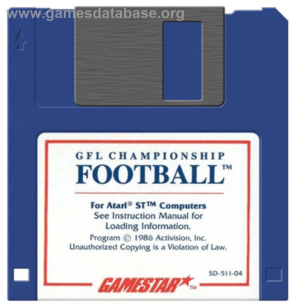 GFL Championship Football - Atari ST - Artwork - Disc