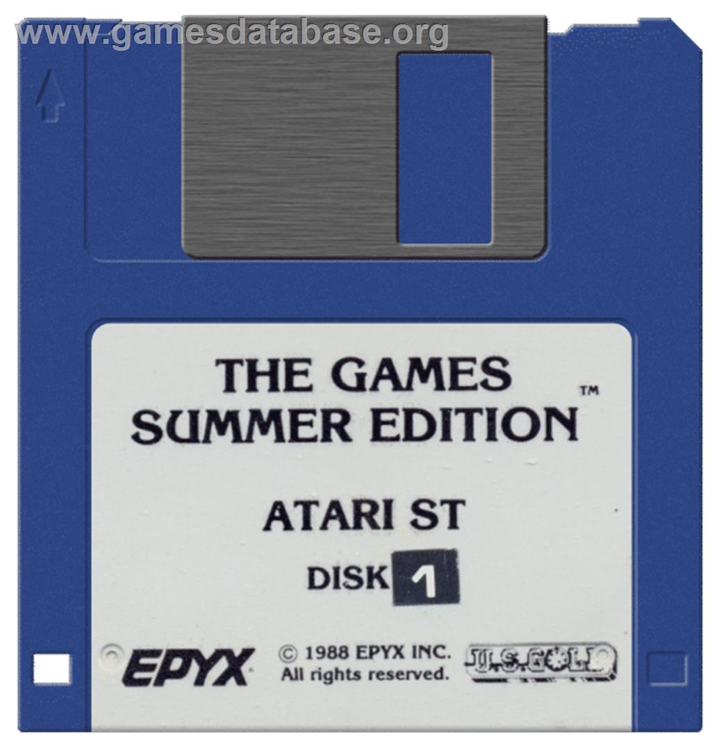 Games, The - Summer Edition - Atari ST - Artwork - Disc
