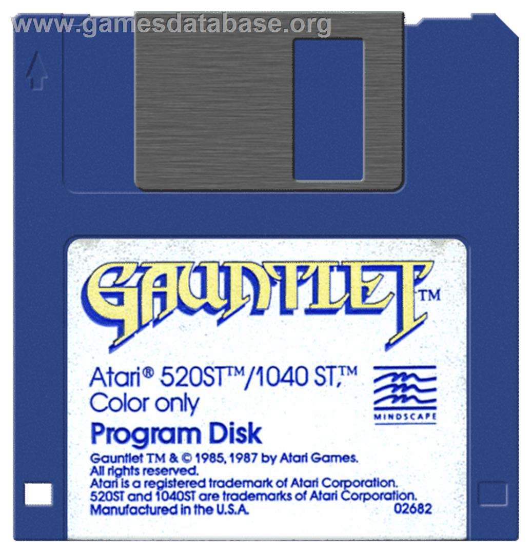 Gauntlet - Atari ST - Artwork - Disc