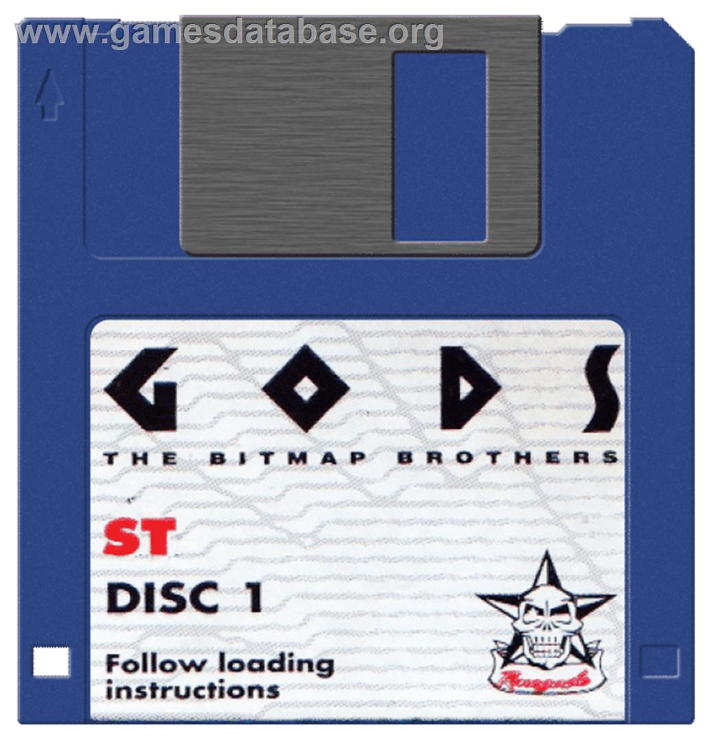 Gods - Atari ST - Artwork - Disc