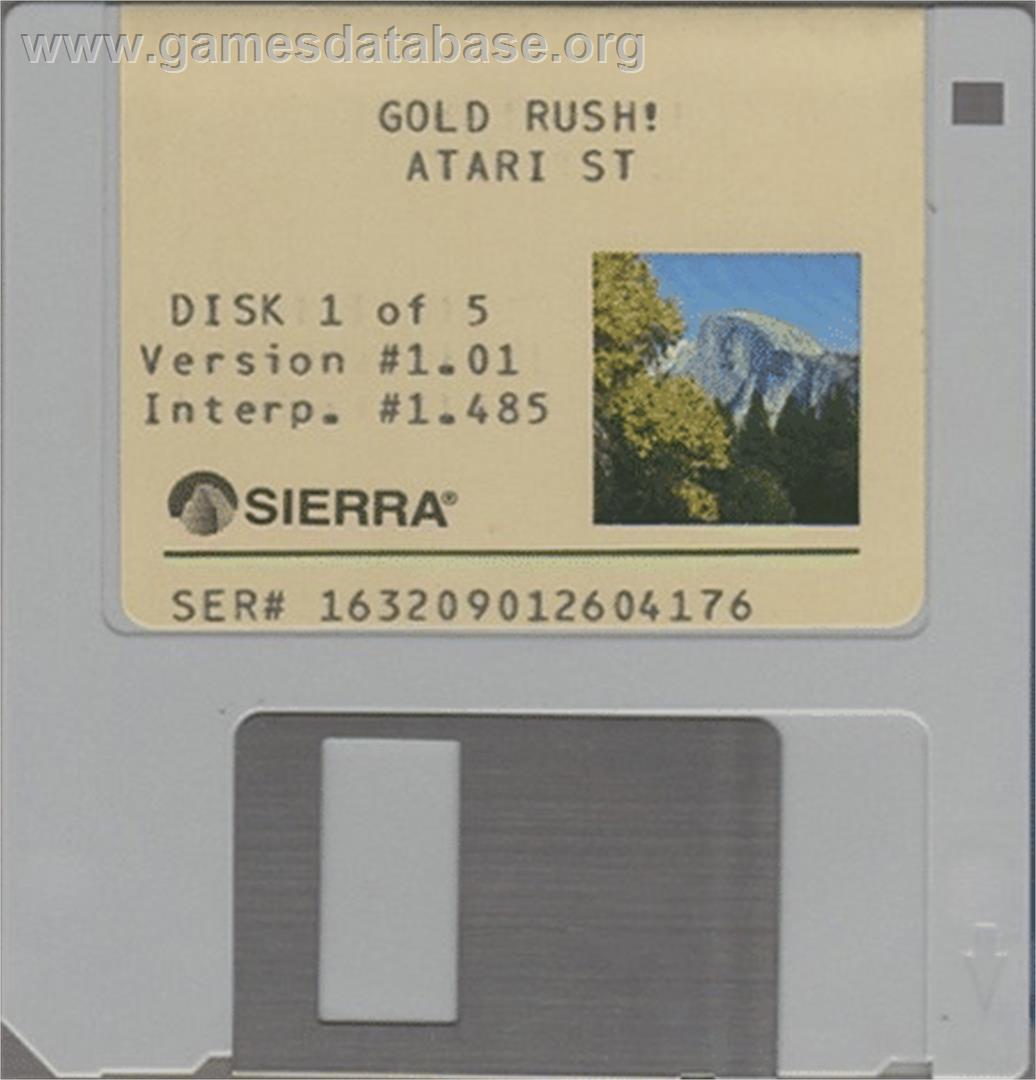 Gold Rush! - Atari ST - Artwork - Disc