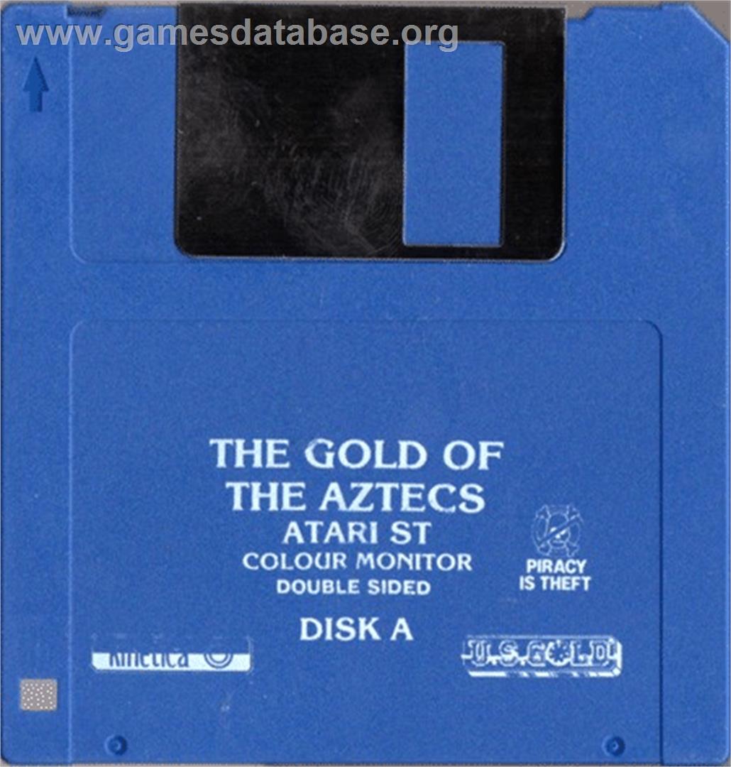 Gold of the Aztecs - Atari ST - Artwork - Disc