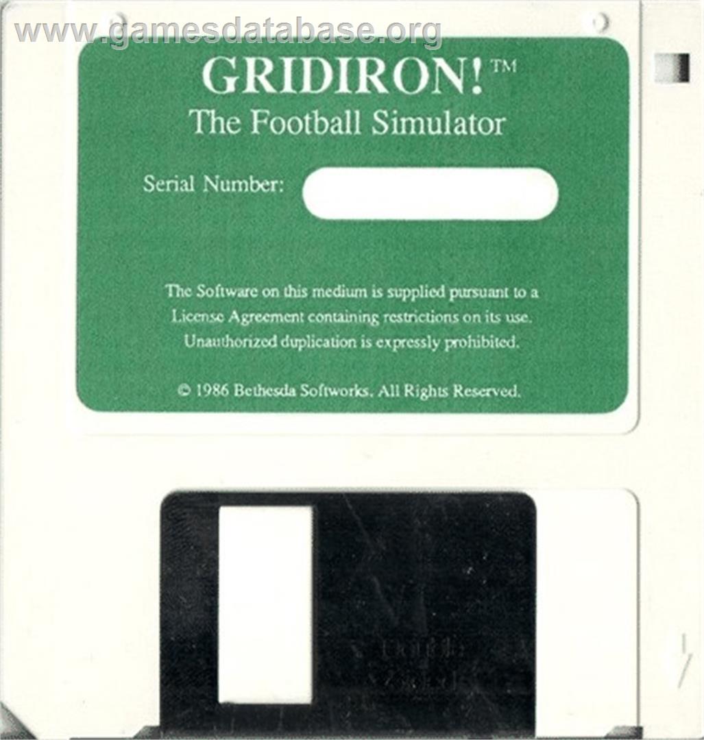 Gridiron! - Atari ST - Artwork - Disc