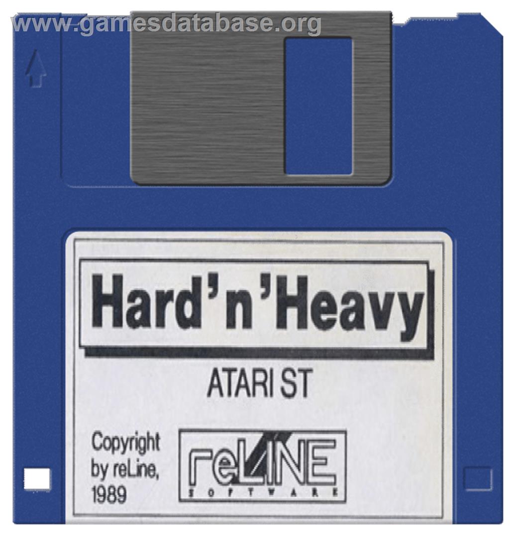 Hard 'n Heavy - Atari ST - Artwork - Disc