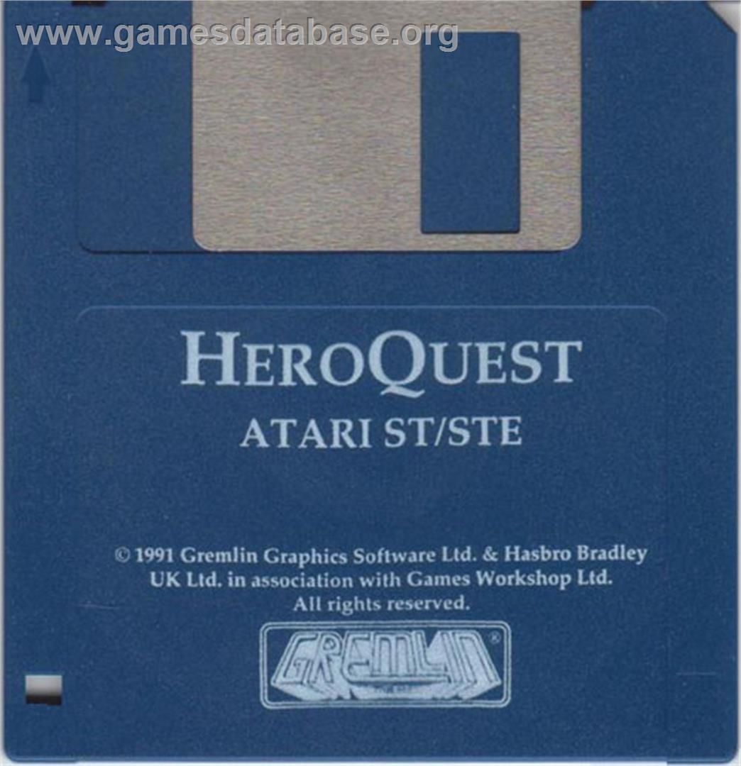 Hero Quest - Atari ST - Artwork - Disc