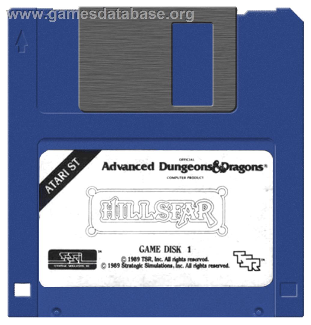 Hillsfar - Atari ST - Artwork - Disc