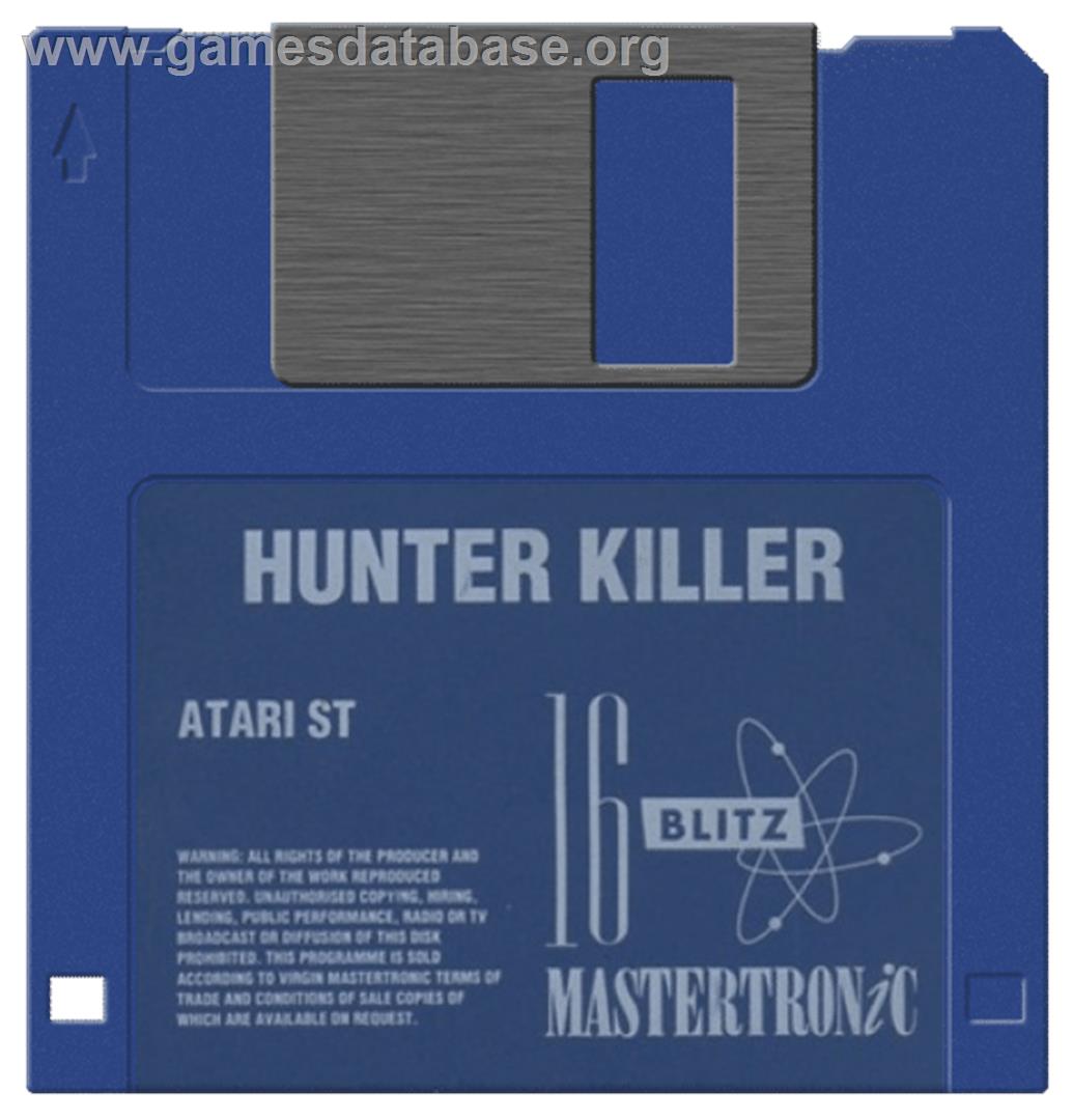 Hunter Killer - Atari ST - Artwork - Disc