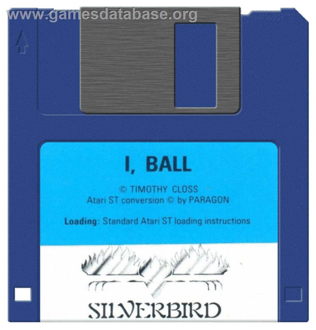 I, Ball - Atari ST - Artwork - Disc