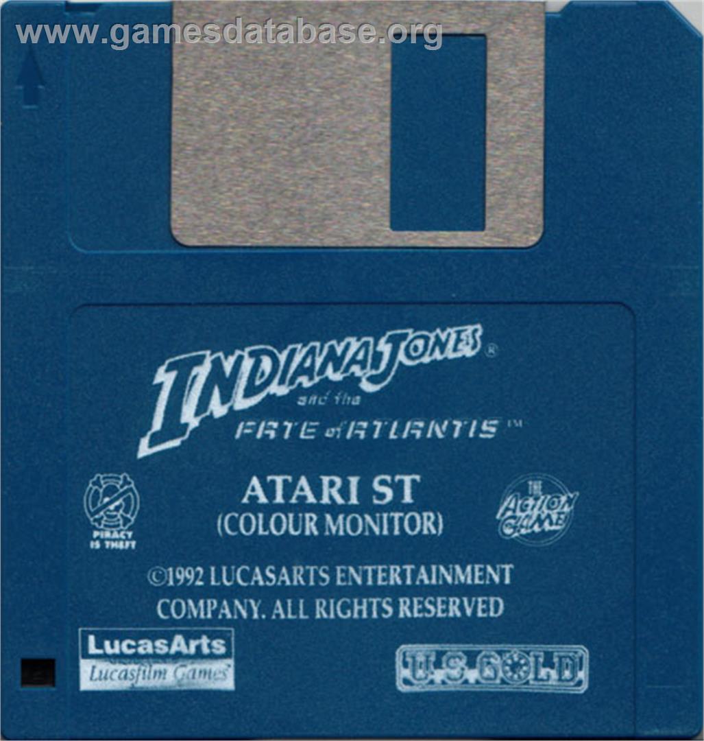 Indiana Jones and the Fate of Atlantis - Atari ST - Artwork - Disc