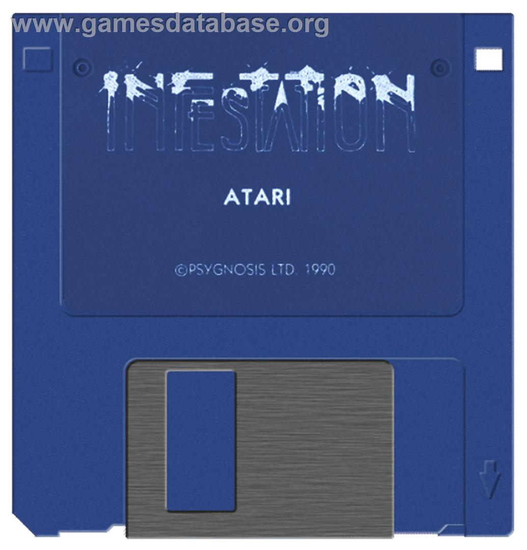 Infestation - Atari ST - Artwork - Disc