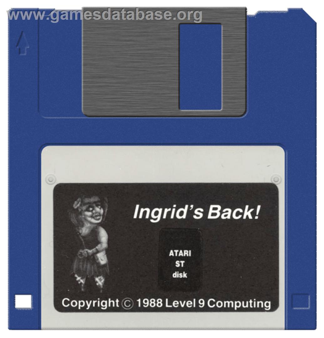 Ingrid's Back! - Atari ST - Artwork - Disc