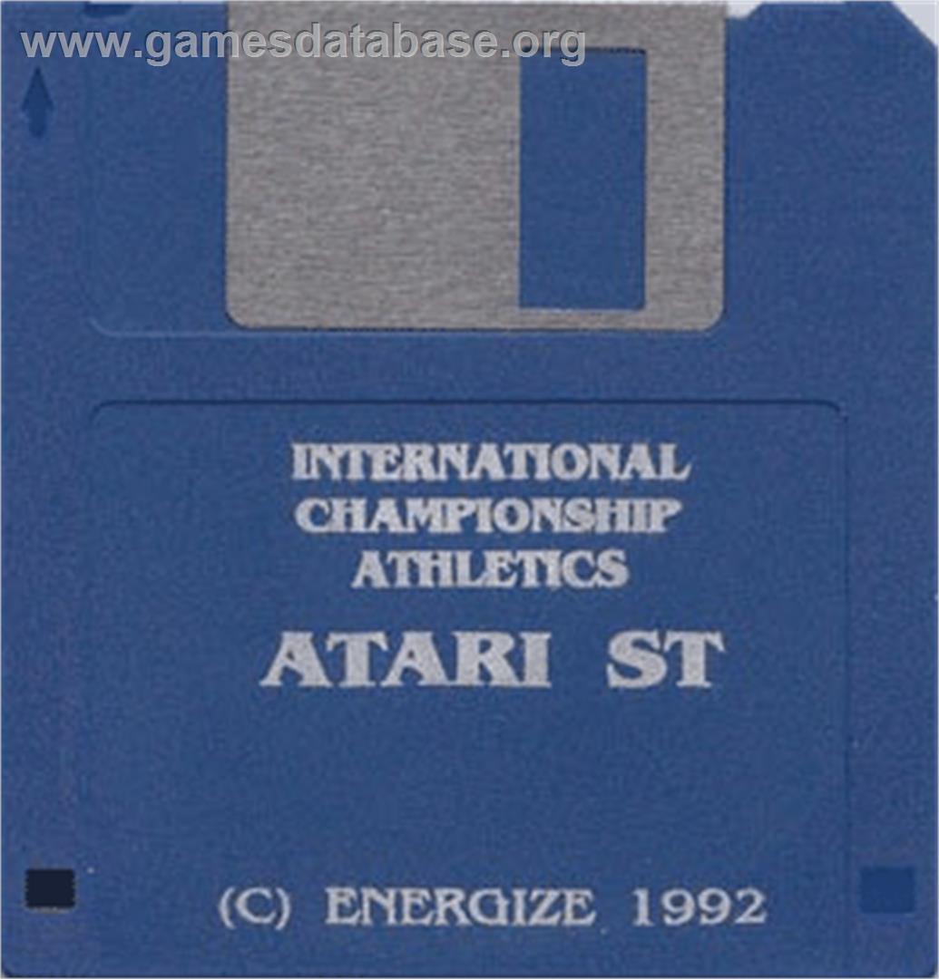 International Championship Athletics - Atari ST - Artwork - Disc