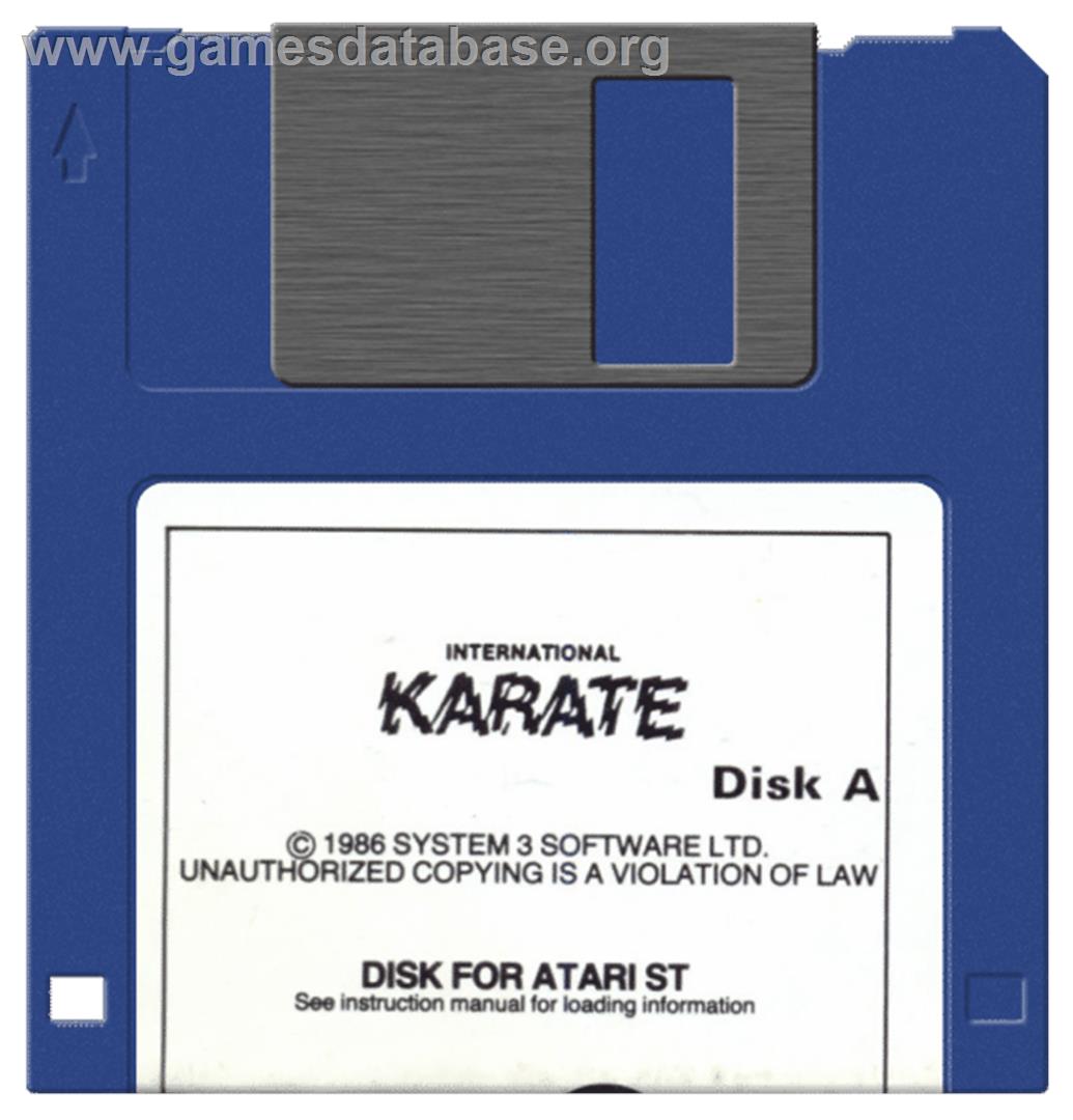 International Karate - Atari ST - Artwork - Disc