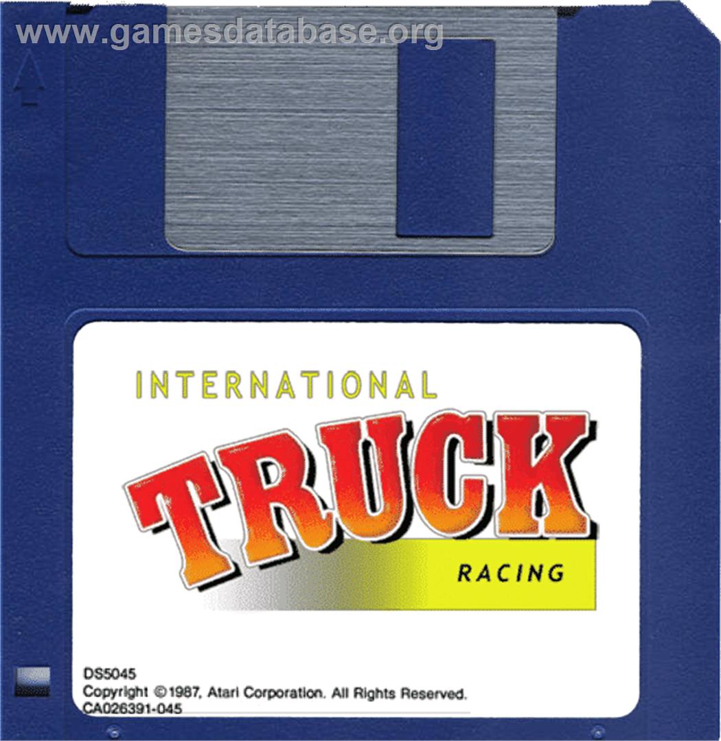 International Truck Racing - Atari ST - Artwork - Disc