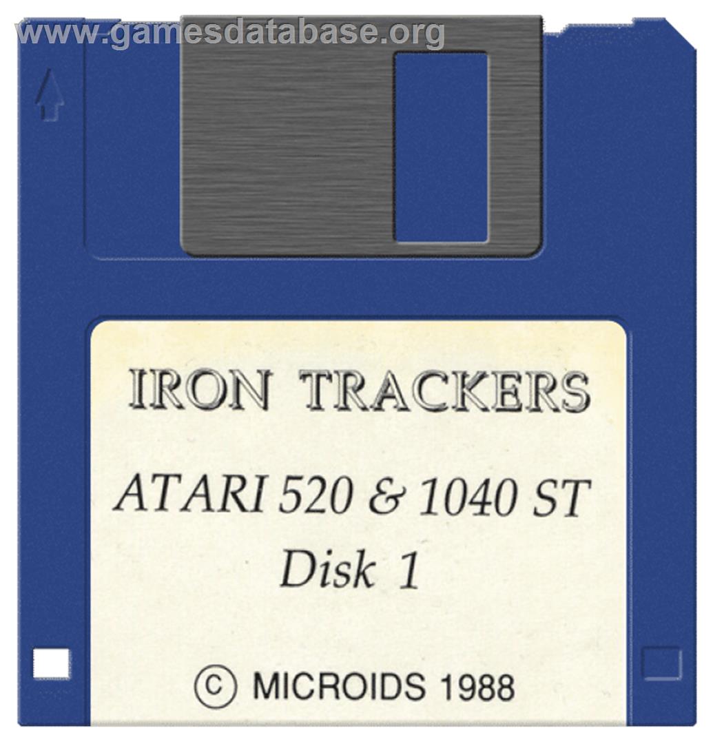 Iron Trackers - Atari ST - Artwork - Disc