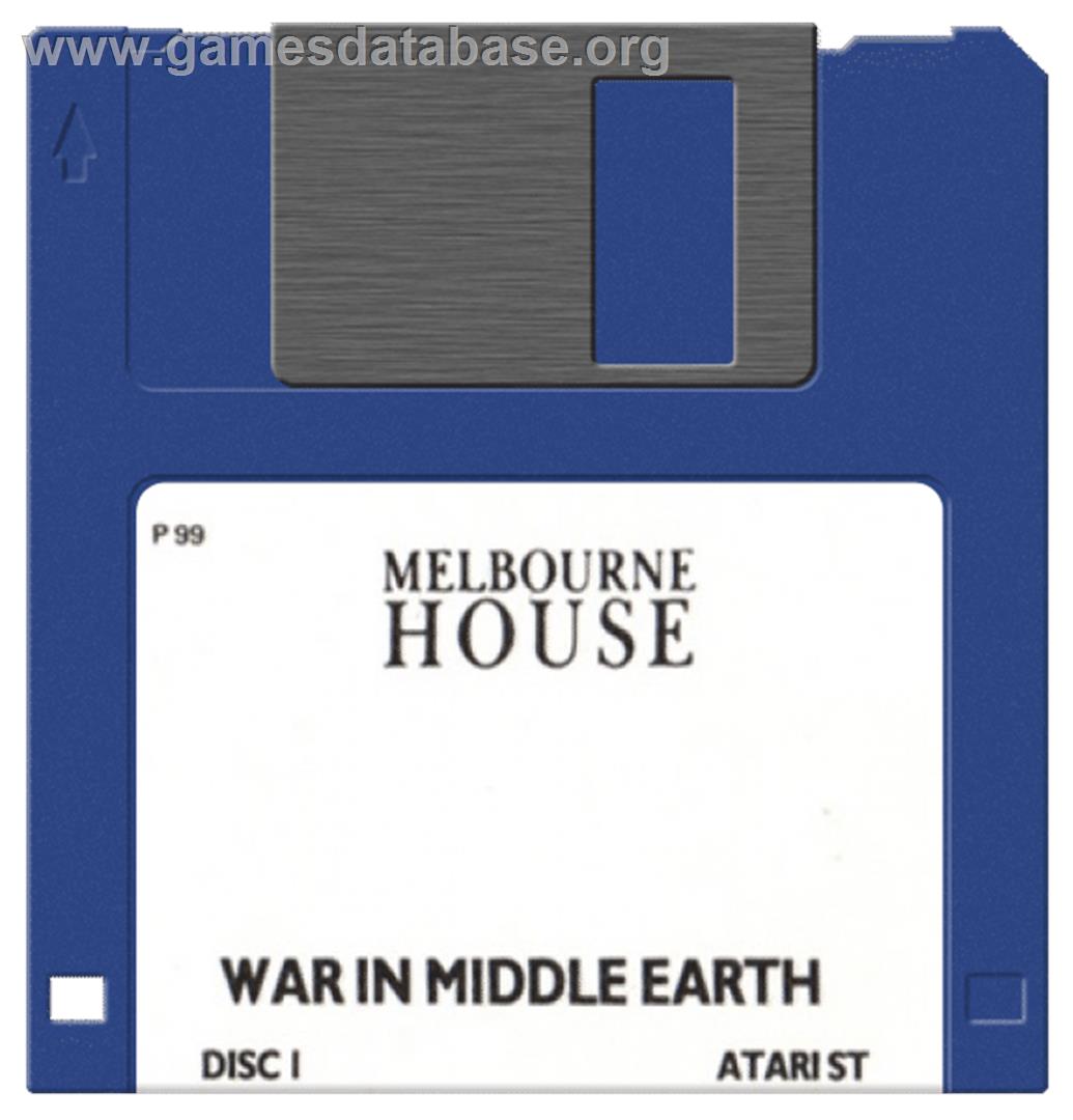 J.R.R. Tolkien's War In Middle Earth - Atari ST - Artwork - Disc