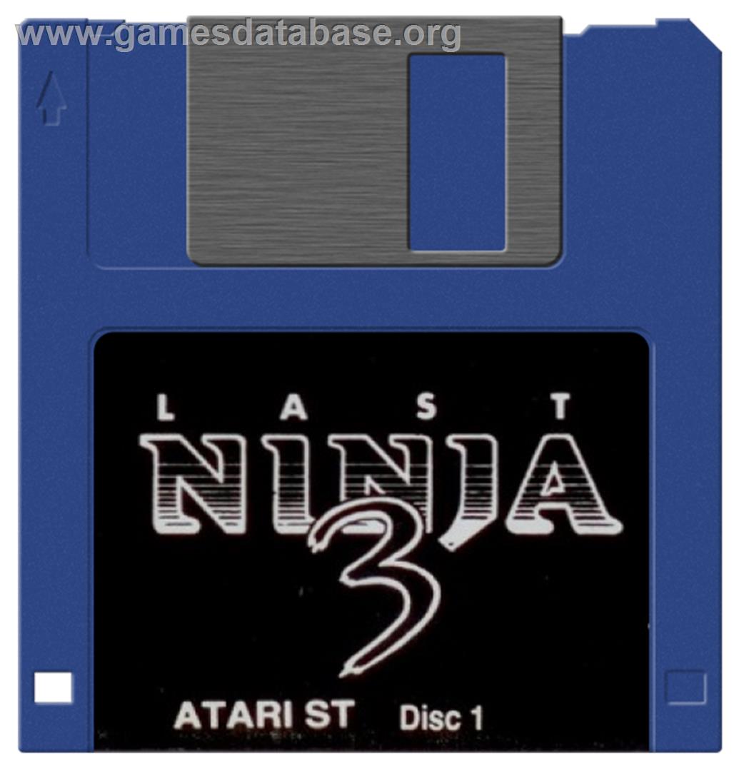 Last Ninja 3 - Atari ST - Artwork - Disc