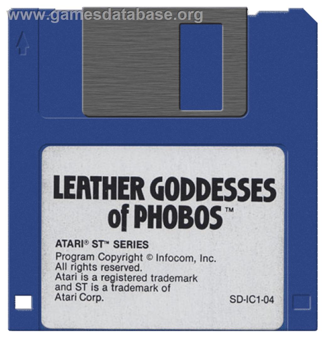 Leather Goddesses of Phobos - Atari ST - Artwork - Disc
