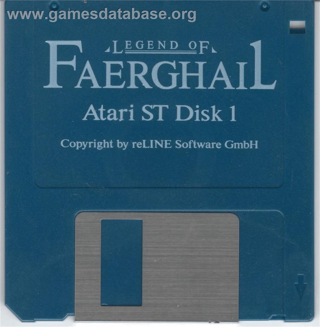 Legend Of Faerghail - Atari ST - Artwork - Disc